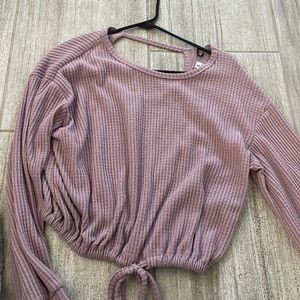 Pretty purple Hollister sweater